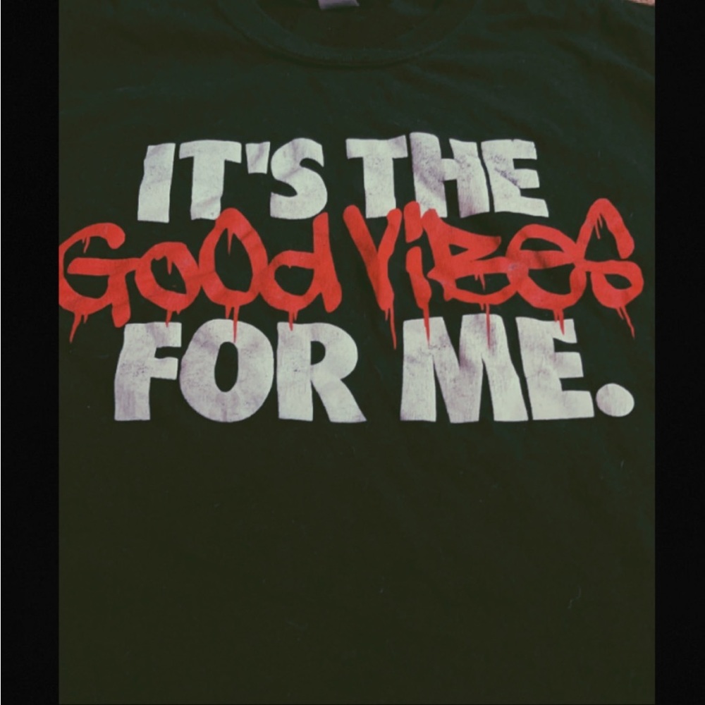 Good Vibes Gildan crop top